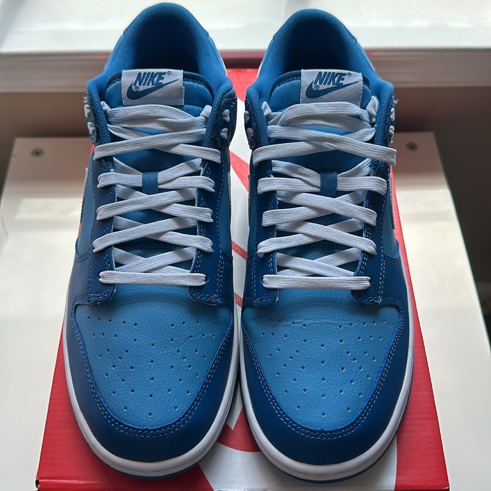 Nike Dunk Low Retro Dk Marine Blue/White Mens Size 11